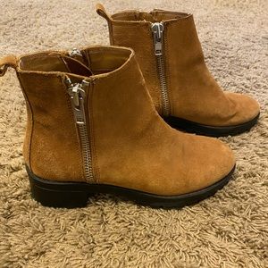 Urban Outfitters tan booties
